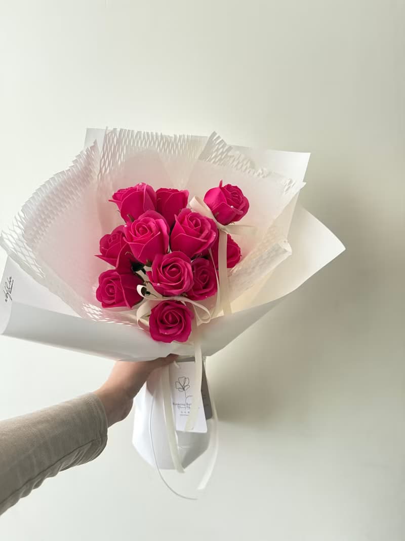 wbfxhm / 佛洛伊德的浪漫-桃紅系列皂花束