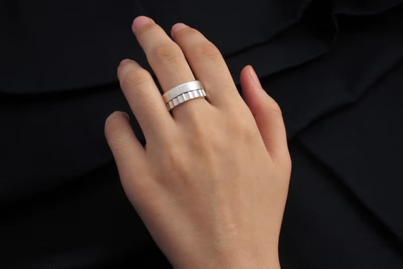 手工造型戒 U-Ring 925純銀戒指 男生戒指