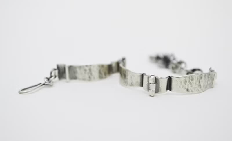 foldforming 系列_不受框限。純銀手鍊