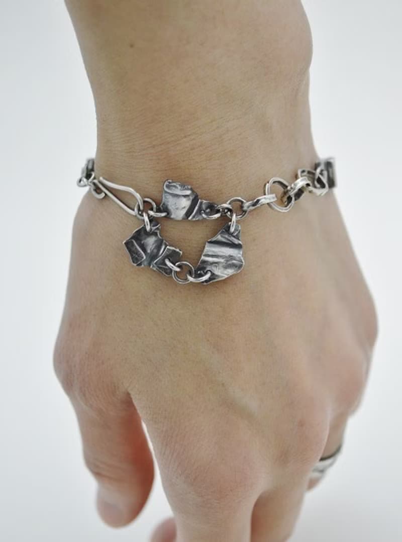 foldforming 系列_不受框限。純銀手鍊