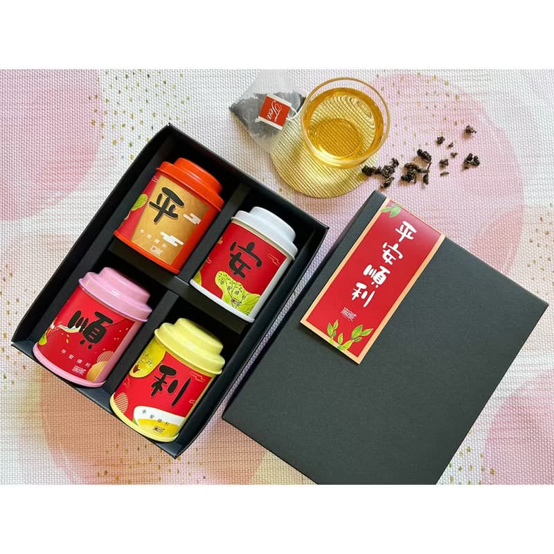 公益禮盒【平安順利】無藏綜合四入小茶禮 交車禮 入厝禮 開幕禮