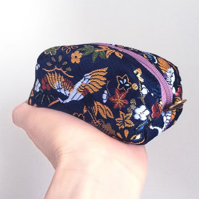 和文様お手玉ポーチ・小【金襴】