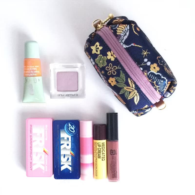 和文様お手玉ポーチ・小【金襴】