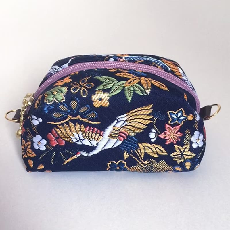 和文様お手玉ポーチ・小【金襴】