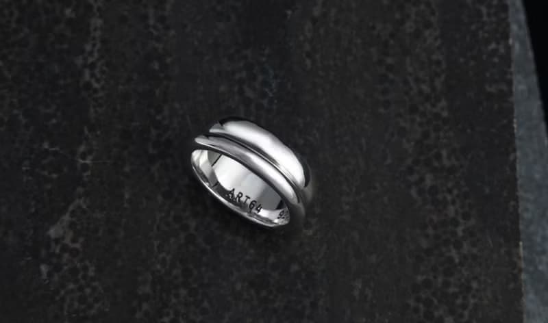 手工造型戒 B-Ring 925純銀戒指 男生戒指
