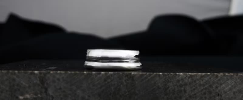 手工造型戒 B-Ring 925純銀戒指 男生戒指