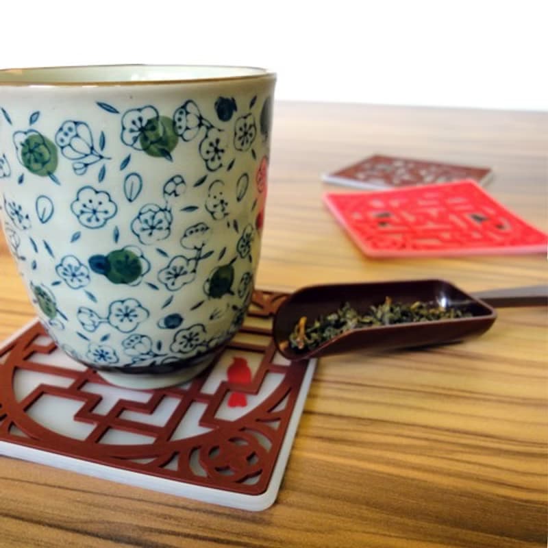 Kalo 卡樂創意 古典窗花杯墊 隔熱墊 止滑墊 聖誕禮物