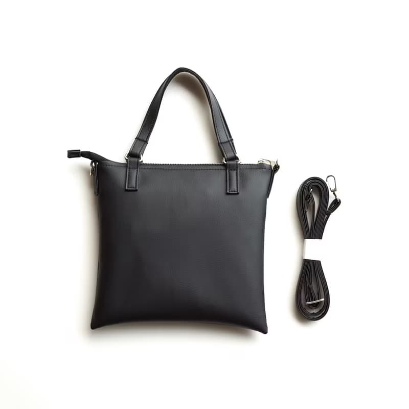 百搭極簡吐司方包 手提肩背兩用 Black / 黑色