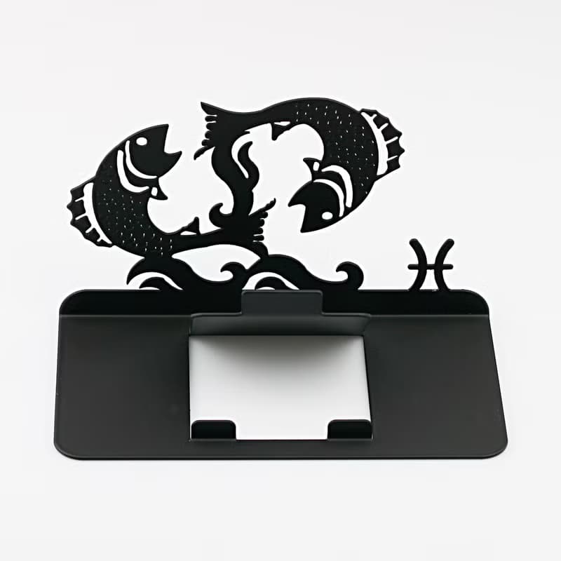 【OPUS東齊金工】星座系列手機座/菜單展示架/文具禮品/雙魚座