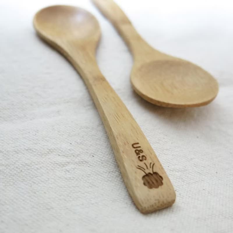 好 ‧ 湯匙 。 竹製