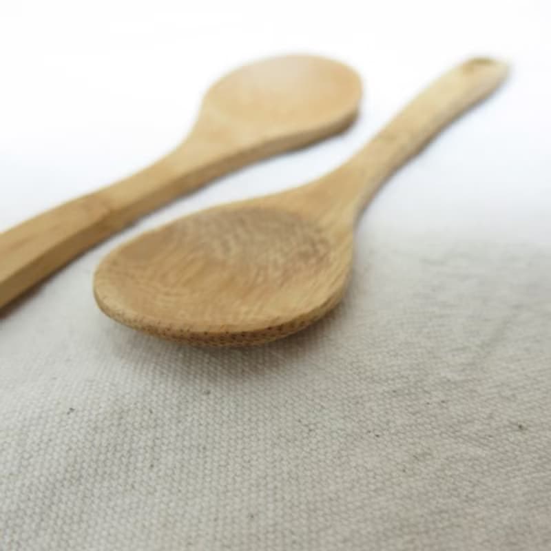 好 ‧ 湯匙 。 竹製