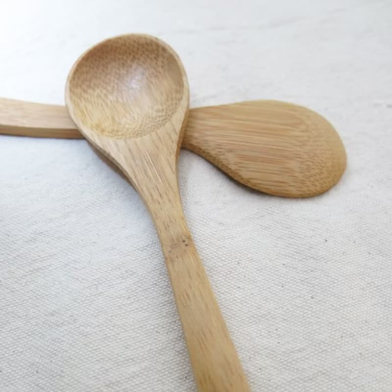 好 ‧ 湯匙 。 竹製