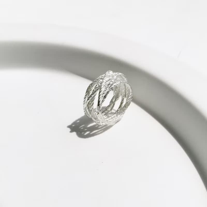 環繞戒指 Wrapping Rope Ring 繩子系列 925純銀