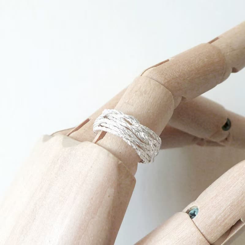 環繞戒指 Wrapping Rope Ring 繩子系列 925純銀