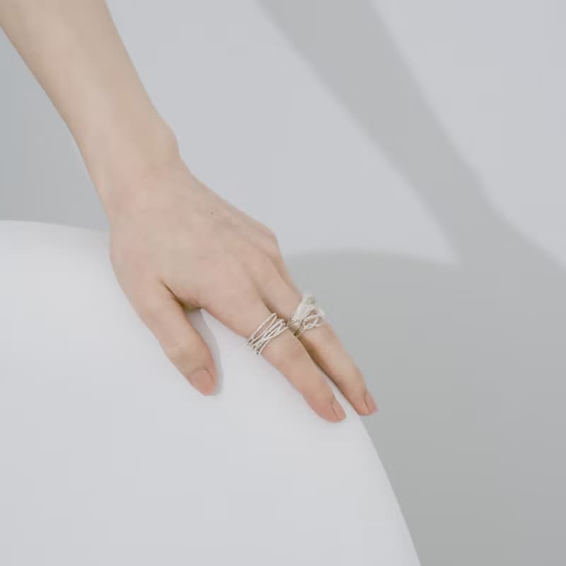 環繞戒指 Wrapping Rope Ring 繩子系列 925純銀