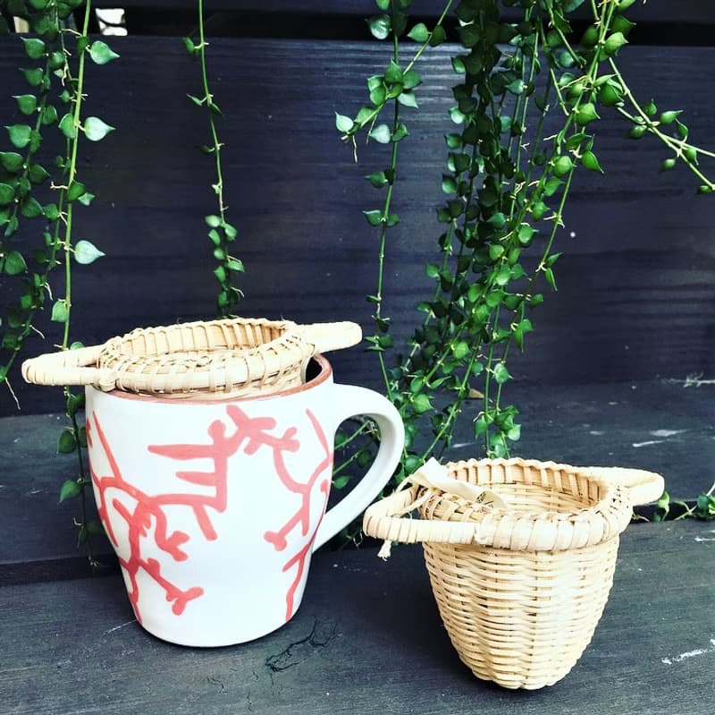 地球樹手工公平貿易fair trade -- 竹編茶葉漏