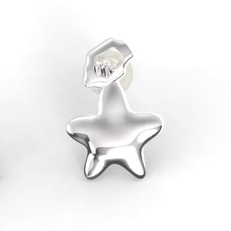 【限量絕版品】流星雨 -星願- 許願星星耳釘式耳環 手作飾品