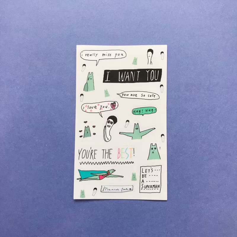 悄悄話 | 刀模透明貼紙包