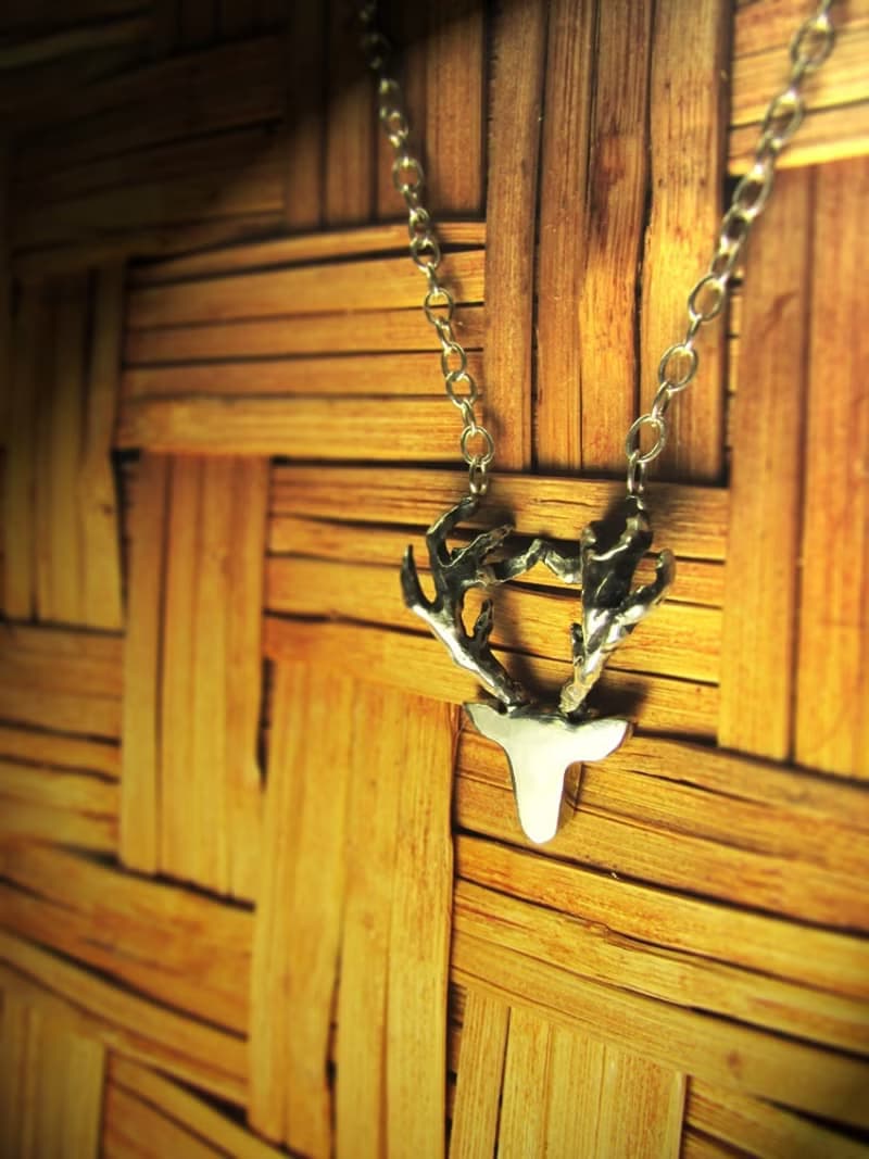 antlers f necklace_鹿角f項鍊 | 聖誕節禮物 麋鹿 個性項鍊