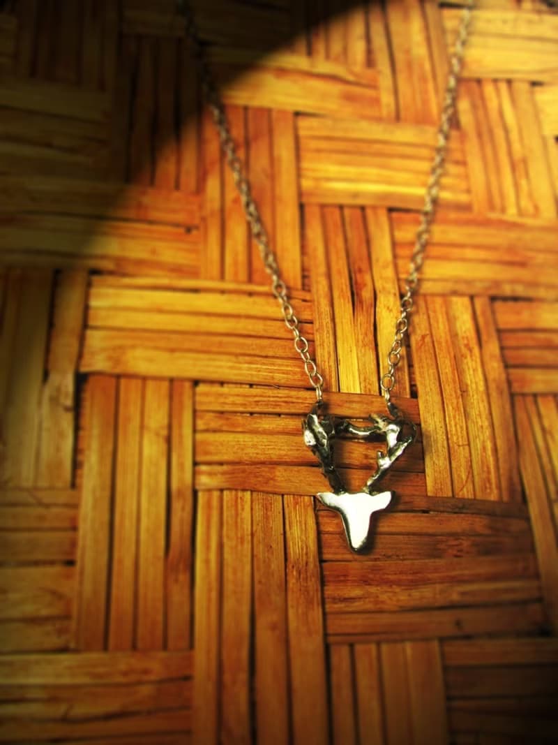 antlers f necklace_鹿角f項鍊 | 聖誕節禮物 麋鹿 個性項鍊