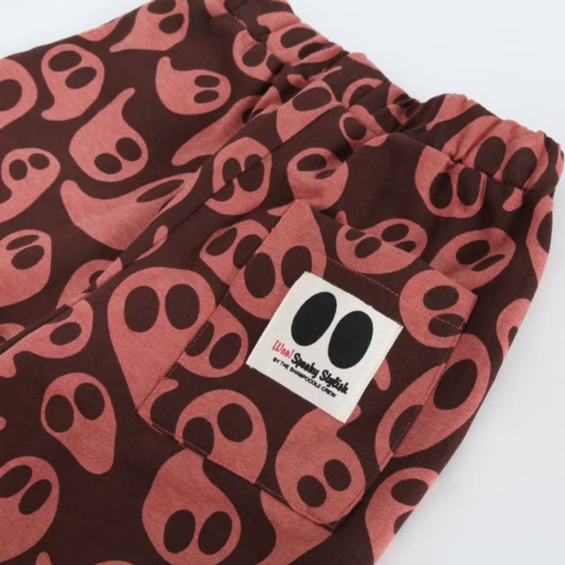 【瑞典童裝】有機棉長褲6M至8歲 小精靈橘紅