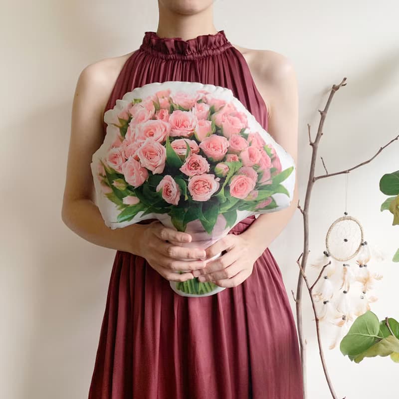 【捧花抱枕系列A】捧花抱枕 / 花椰菜抱枕 / 蔬菜抱枕 / 復古捧花