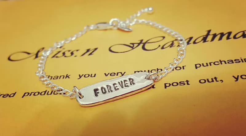 訂製一個專屬的禮物 純銀手鍊 / 純銀項鍊 / 鎖骨鍊 / 紀念日 / 情人節
