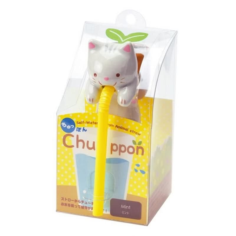Chuppon 日本杯緣子動物植栽盆器 農場森林版