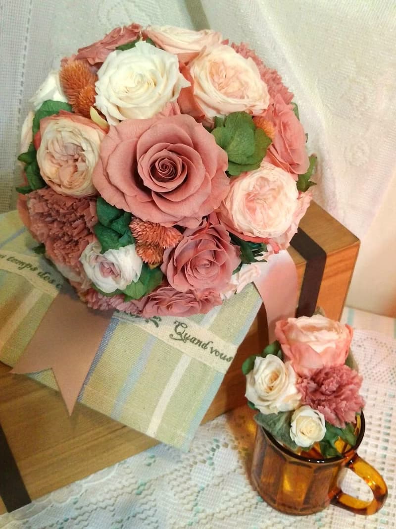  l 永恆.承諾  大捧花 l *婚禮*不凋花.恆星花.永生花*愛情*情人