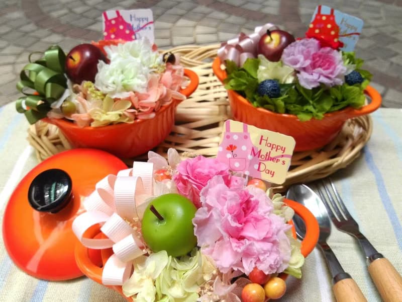 l 小鍋料理之美味康乃馨 l *不凋花.恆星花.永生花*禮物*母親節