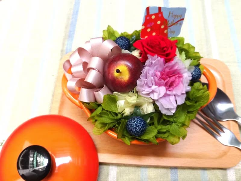  l 小鍋料理之美味康乃馨 l *不凋花.恆星花.永生花*禮物*母親節