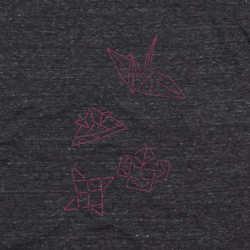 Origami Illustration T-shirt Unisex S ~ XXXL size, Ladies S ~ L size Tcollector