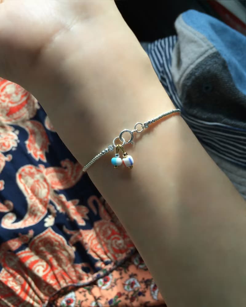 *hippie*  Okinawa│沖繩 小扶桑花森中精靈極細質感串珠手鍊手鏈