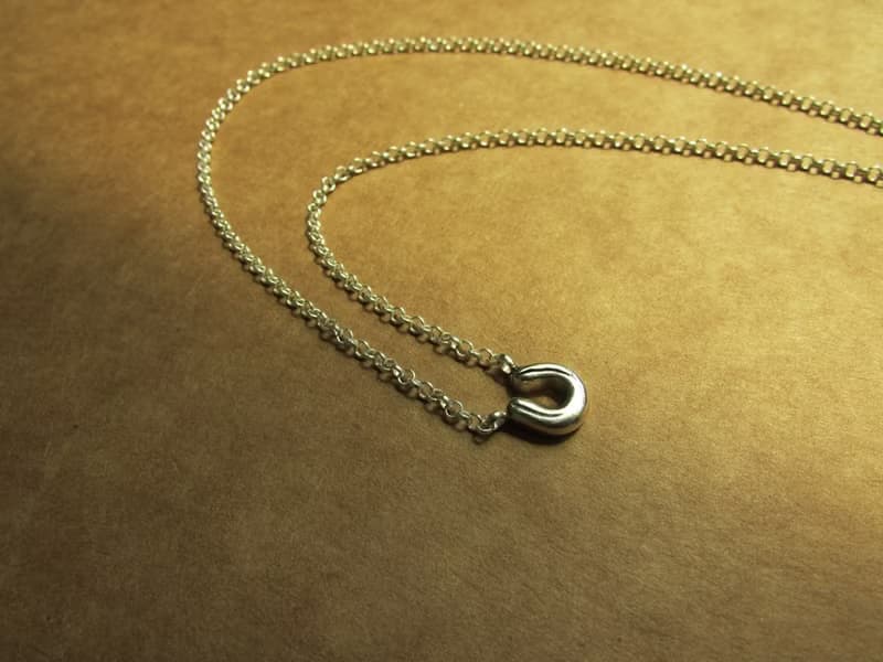 【畢業禮物】horseshoe f necklace_馬蹄鐵f項鍊 | 小幸運 好運