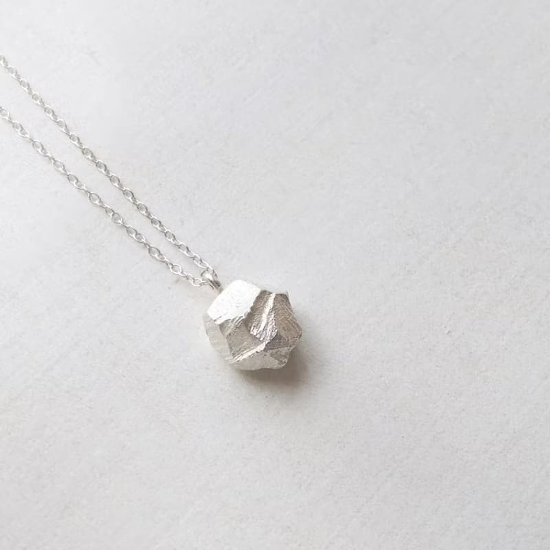 小石子項鍊 Stone Necklace 風景系列 925純銀