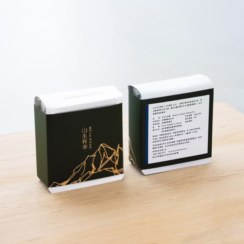 【百年 生烏龍】高山清香製法 灣原葉散茶 120克