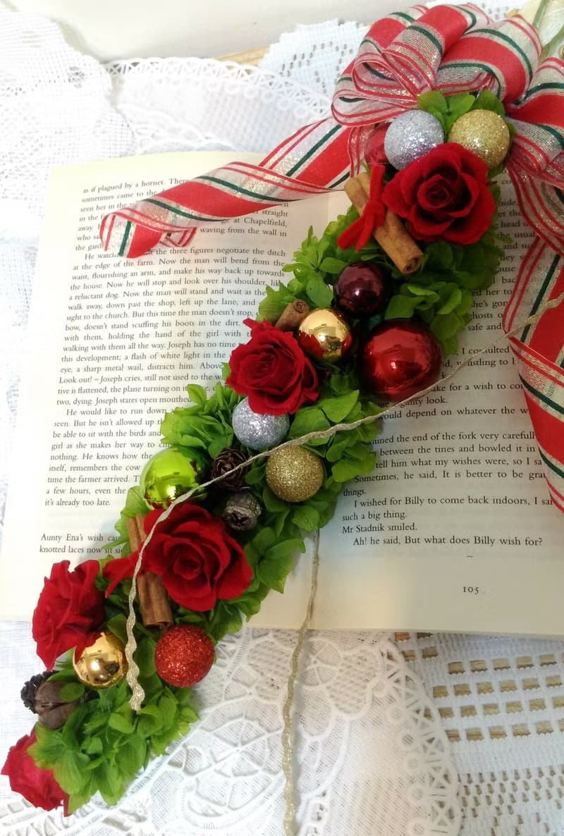  l 聖誕快樂長形掛飾 l *聖誕節*耶誕節*Merry Christmas*掛飾*裝飾*不凋花.恆星花.永生花*禮物*