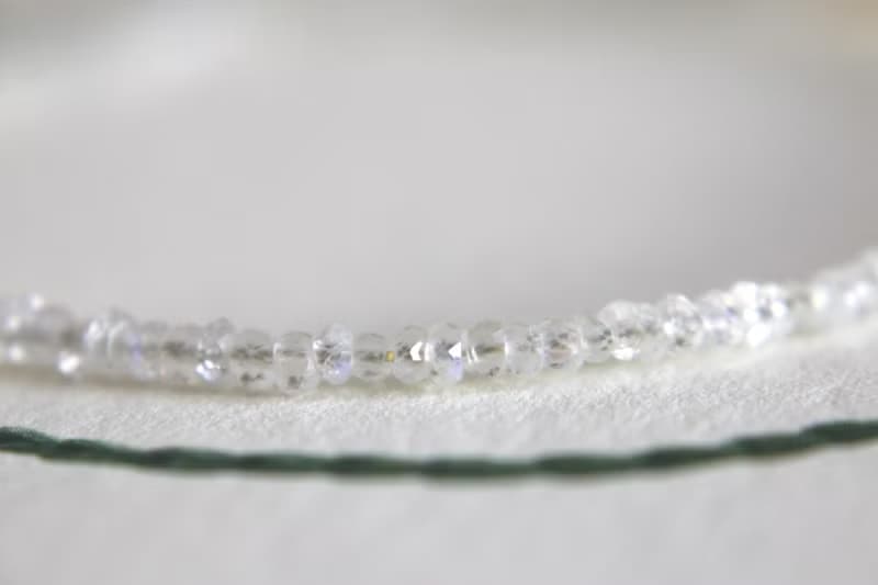 六月誕生石 手環 戀愛之石 月光石  - 維納斯 -