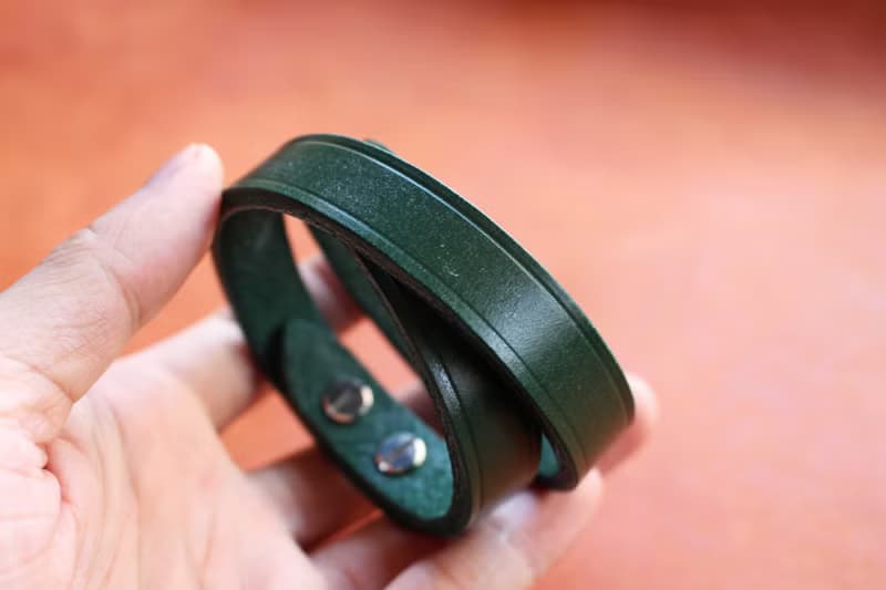 VULCAN Bracelet  英國Clayton皇家馬鞍革 雙圈手環  可加購壓印