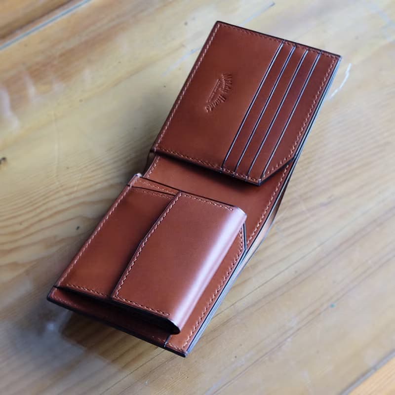 MILDY HANDS - SW01COIN 馬臀皮短夾 Horween shell cordovan