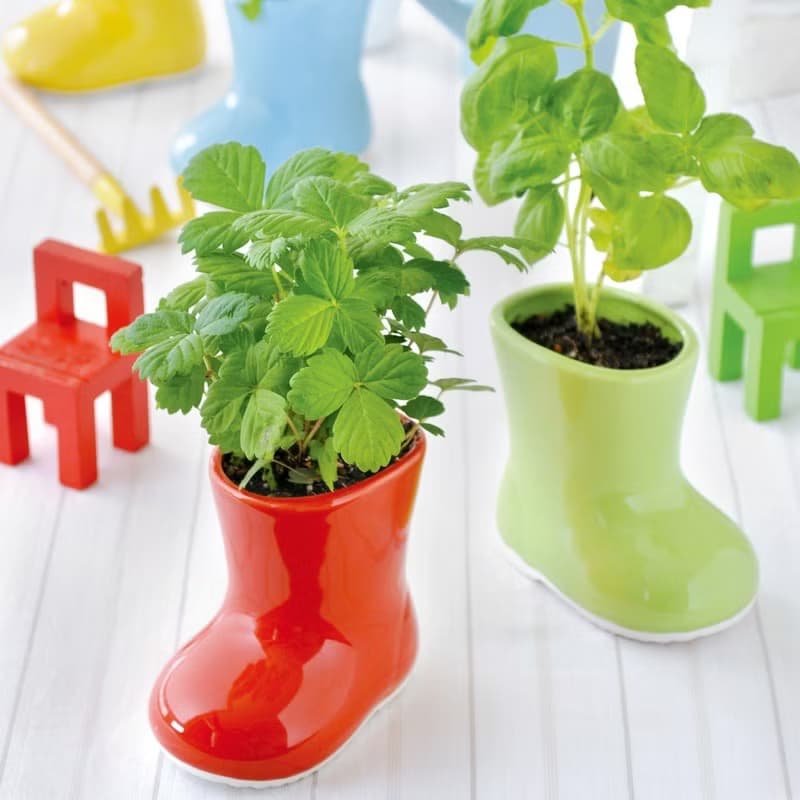 【福利品特賣】Baby Boots 陶瓷造型植栽盆器 / 小雨鞋 (四款)