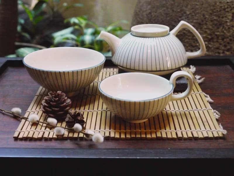 【台客藍】奉茶茶具組 奉茶壺+奉茶碗+奉茶杯