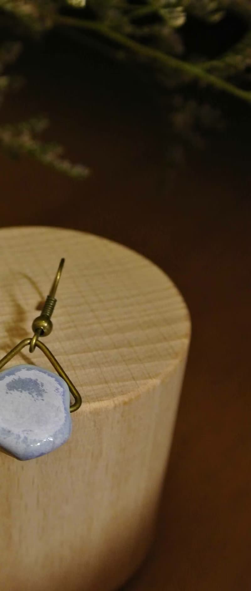 【 T - C 】耳環 日本白瓷 瓷器  限量 自然釉色 無限看不膩色調 攝氏1350高溫燒製