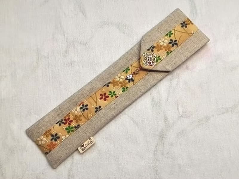 餐具組隨身收納袋 筷套F02-017~獨特設計手工縫製