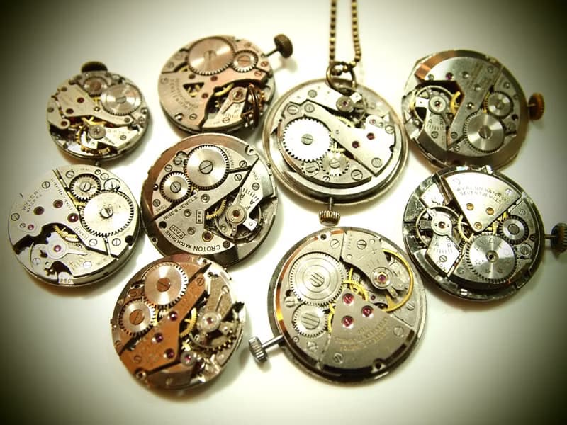 Steampunk 凍結時光60年代古董機芯項鍊