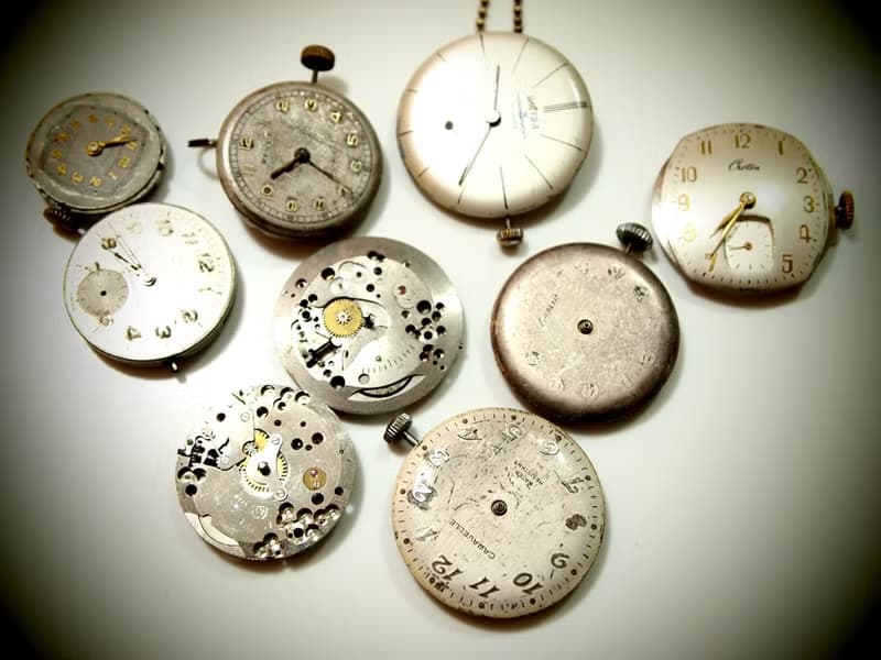 Steampunk 凍結時光60年代古董機芯項鍊