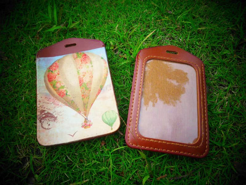 手作好禮 真皮卡套 票卡夾 證件套 識別證 (送掛繩) 聖誕交换禮物