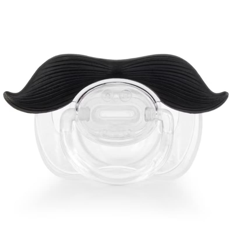 美國Hipsterkid紳士鬍嬰兒奶嘴BPAFree萬聖節彌月禮生日禮周歲禮