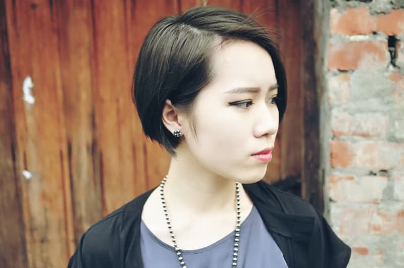 櫻花系列【黑櫻花】耳針式貼耳925純銀耳環(單顆/男生女生耳環)