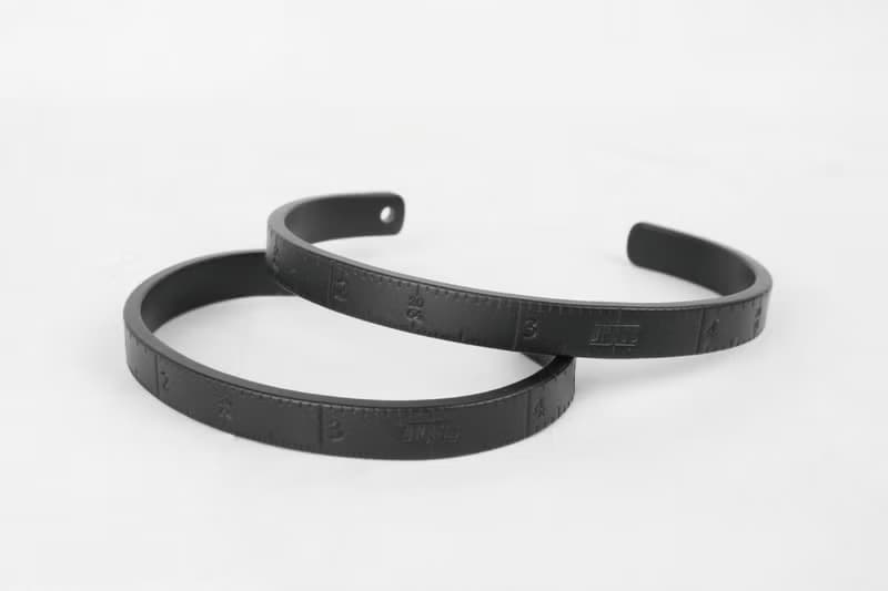 【METALIZE】" Ruler" Bracelet (Black) 銅製直尺手環